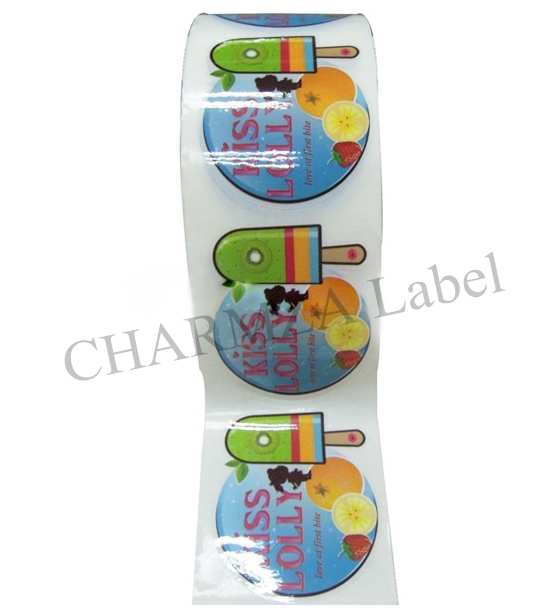 Fruit Round Adhesive Sticker Printing