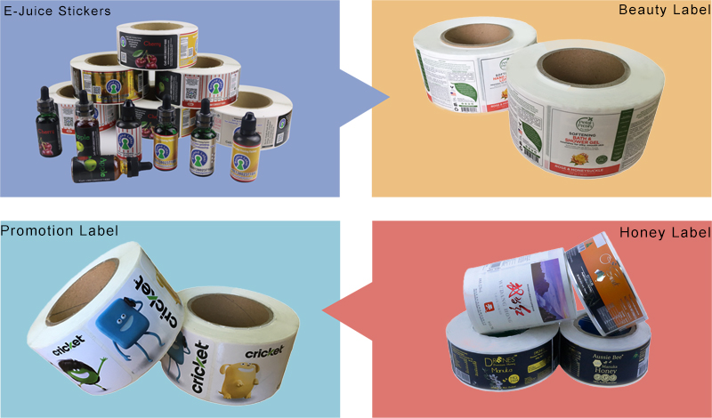 Hot sale roll self adhesive label hot stamping sticker